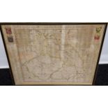 An Antique map 'Carte Du Royaume De Boheme. La Chronologie de ses rois. Les Etats de Silesie,