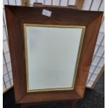 A Regency Rosewood framed mirror. [53x44cm]