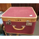 A Vintage Victor Luggage travel case and various contents.