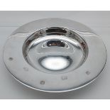 A Sheffield silver dish. [13cm in diameter] [[107.31grams]