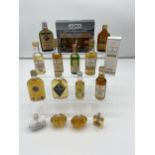 A Selection of collectable whisky miniatures to include Macallan Gold, Sandy Macdonald, McCallums,