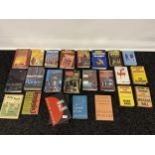 A collection of novels to include titles by Agatha Christie, Paul Theroux, Muriel Spark, Daphne Du