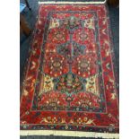 Antique Persian style ornate rug. [220x129cm]