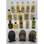 A Selection of collectable whisky miniatures to include Macleods, Oban, Old St Andrews and many more