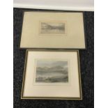 Original etching titled Amsterdam by Mortimer L. Menpes. [Signed]. Together with a coloured