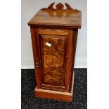 Victorian walnut pot cupboard [76cm]