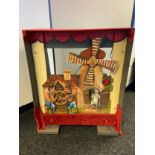 A Large Austrian/ German Polychrome painted sheet iron Fairground shooting gallery target. C.1900.