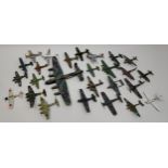 A Large selection of Die Cast and Plastic aeroplane models [Playworn]