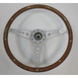 A Vintage Moto Lita steering wheel