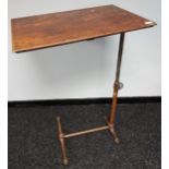 A. AIKMAN BLAIR EDINBURGH Cabinet maker & Co. Industrial Antique Rise and fall work station table.