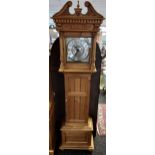 Keenpine Antique style reproduction grandfather clock. [209cm in height] [Battery operated]