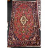 Antique hand woven Persian style rug. [221x132cm]