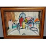 Mclaren Original oil painting- still life titled 'Sink' [Frame- 44x57cm]