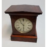 A Mahogany cased Georgian bracket clock produced by Hugh Miller, Edinburgh 1867 [34cm in height]