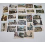 A Selection of old souvenir postcards