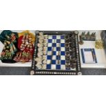 The Noble Collection Harry Potter Final Battle Chess Set. Movable chess pieces using wands. Comes