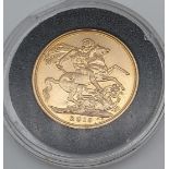 2013 full gold sovereign.