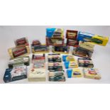 A Large collection of bus and trams boxed models