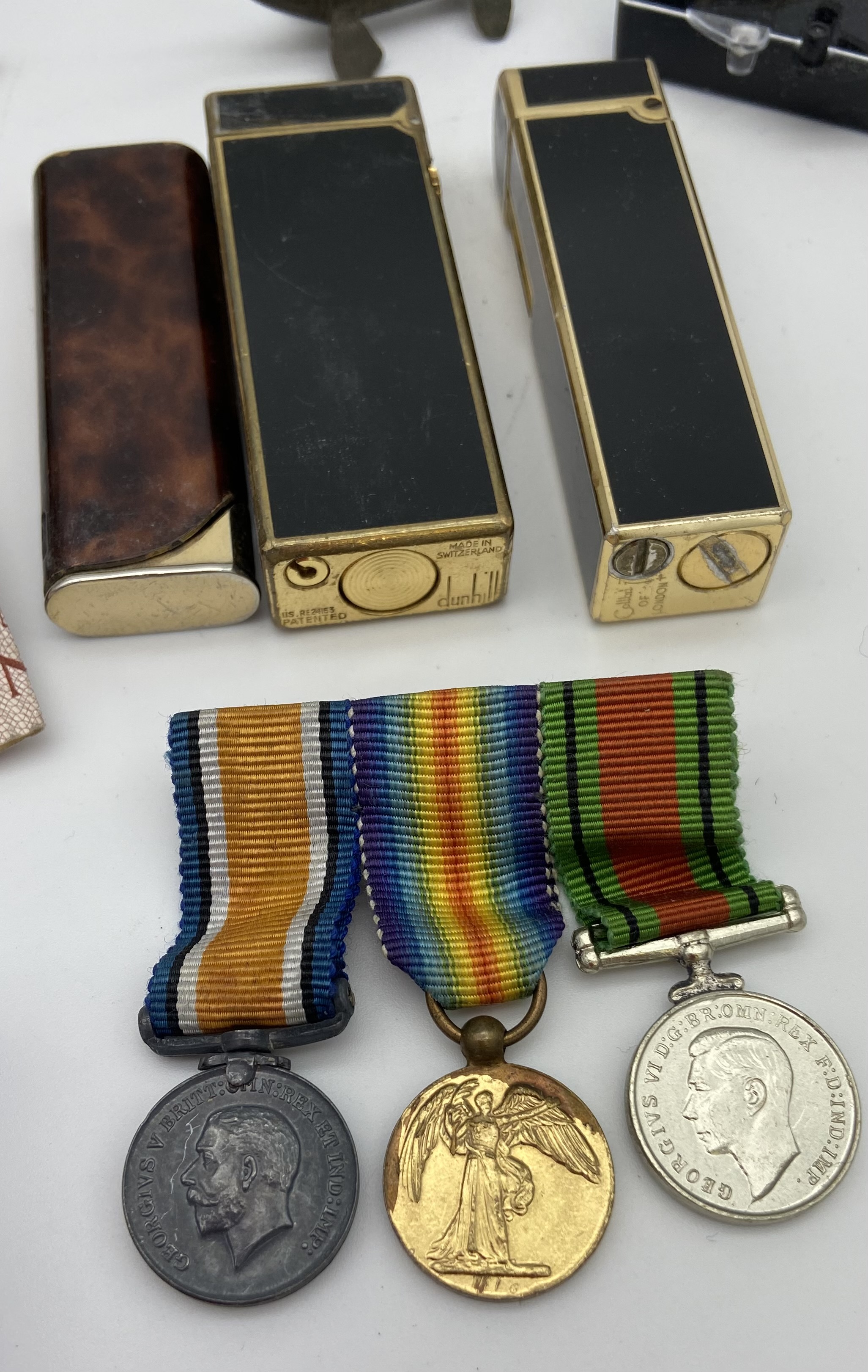 A Collection of mixed coins, lighters and medals etc - Image 3 of 7