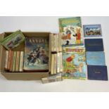 A Box of vintage observer books and Rupert the bear books