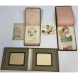 Two vintage autograph albums and photograph album