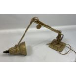 A Vintage Herbert Terry Anglepoise work lamp. [NEEDS ATTENTION]