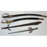 A Selection of four various display swords