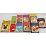 The full collection of Harry potter books which includes three 1st editions.