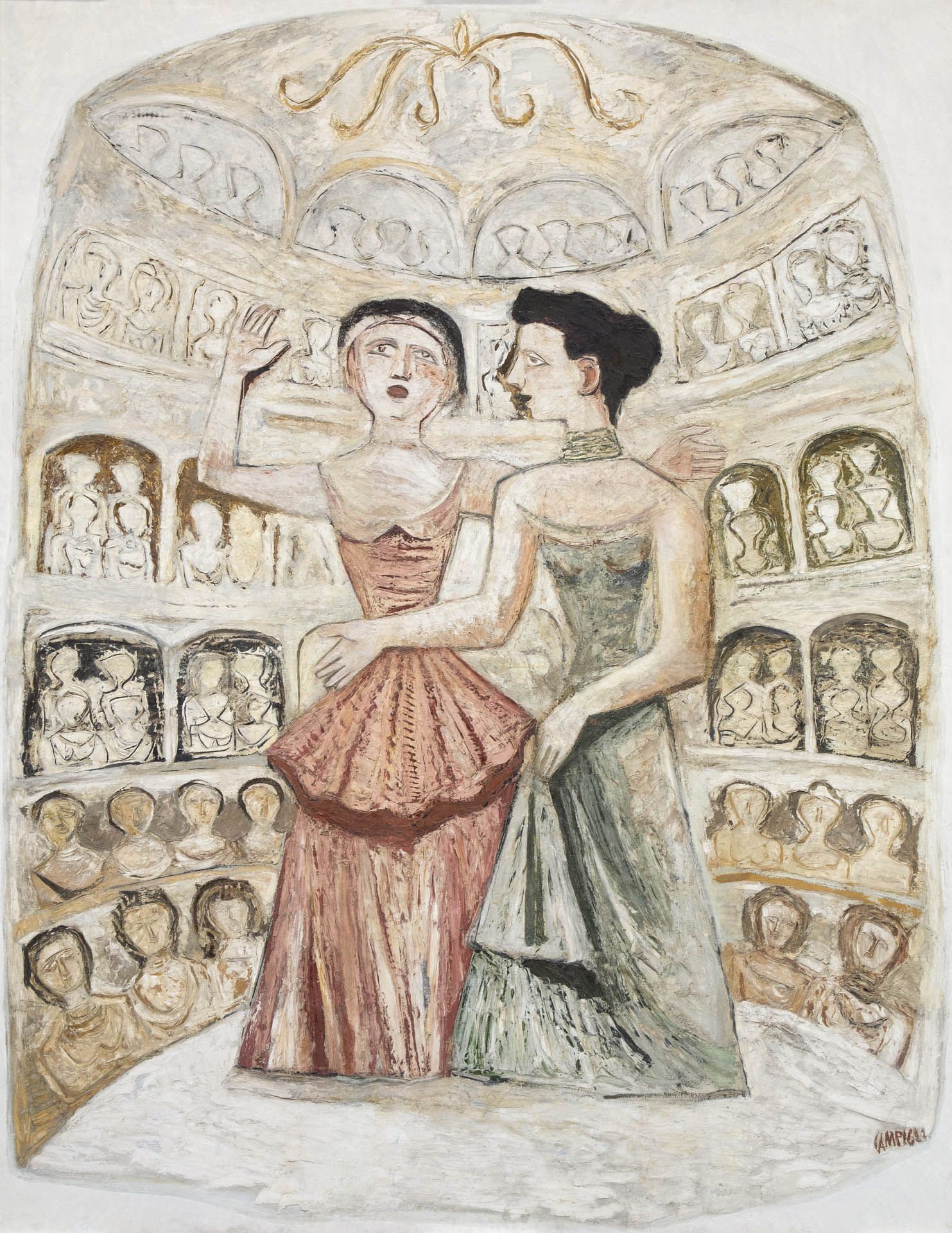 Massimo Campigli - Teatro, 1950