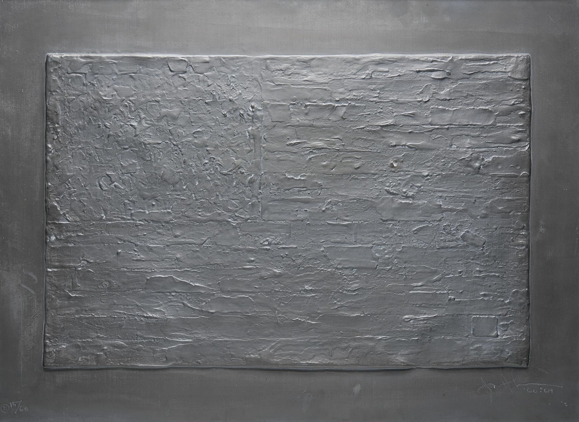 Jasper Johns - Flag, from Lead Reliefs