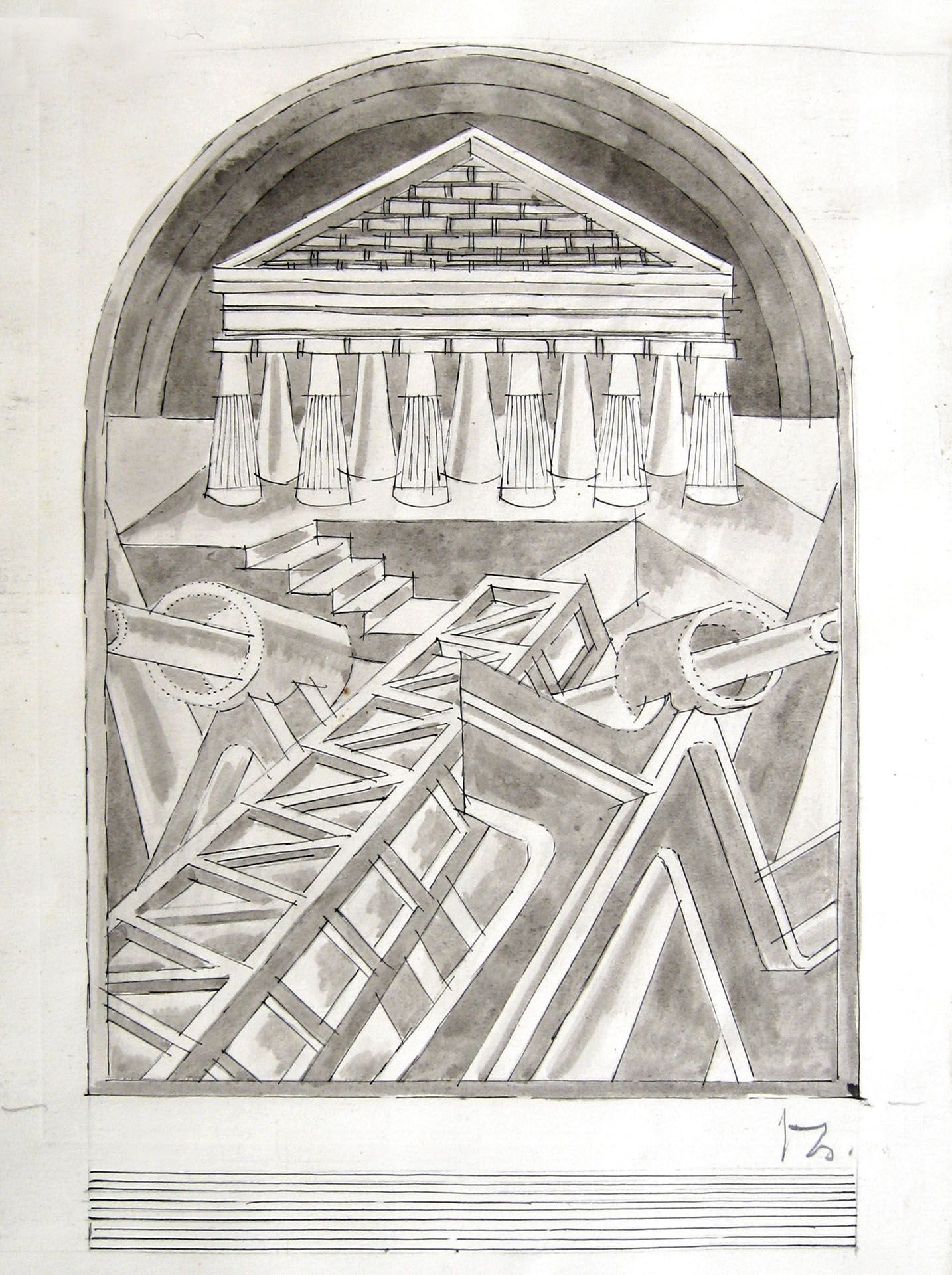 Fortunato Depero - Architettura, 1946/1947