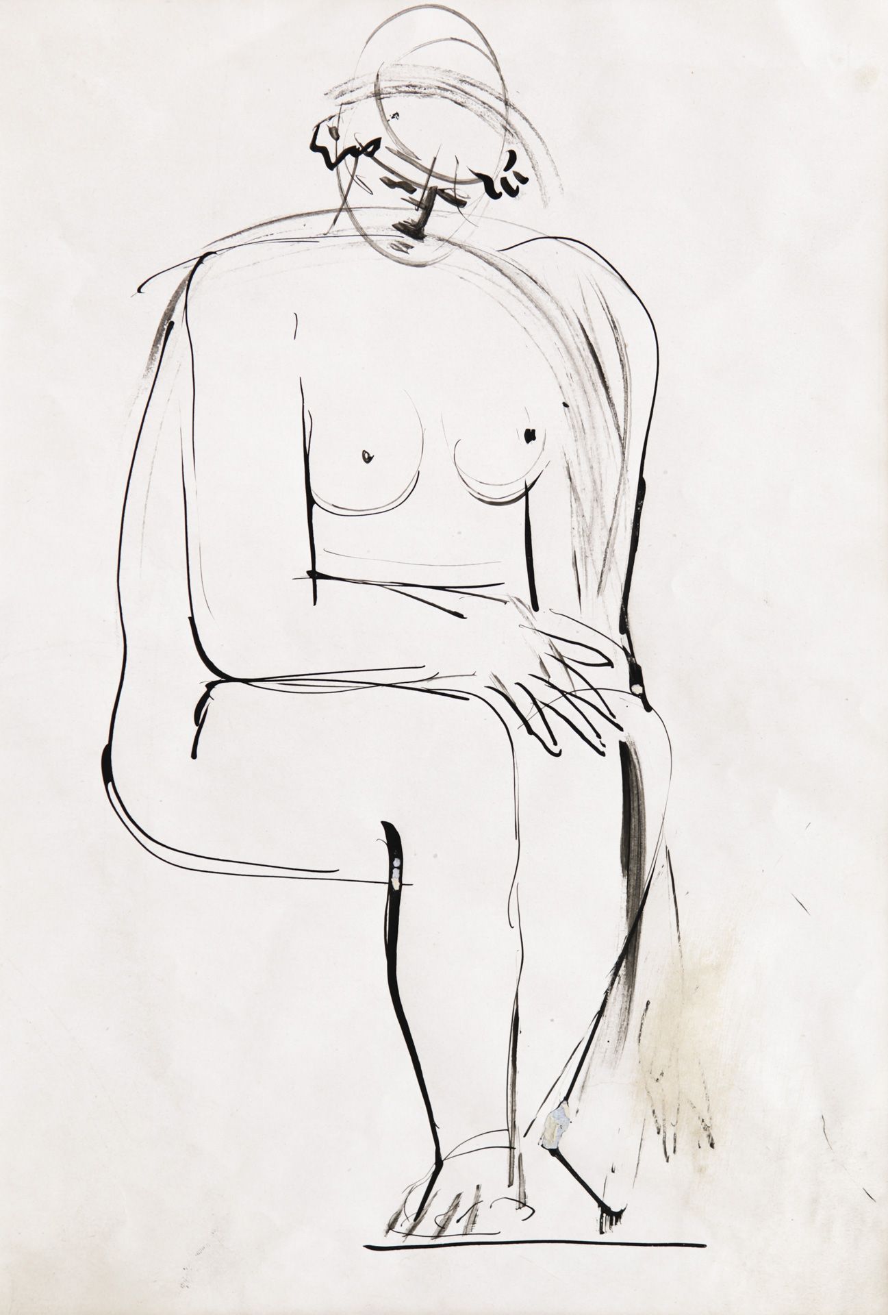 Marino Marini - Nudo seduto / Pomona, 1942