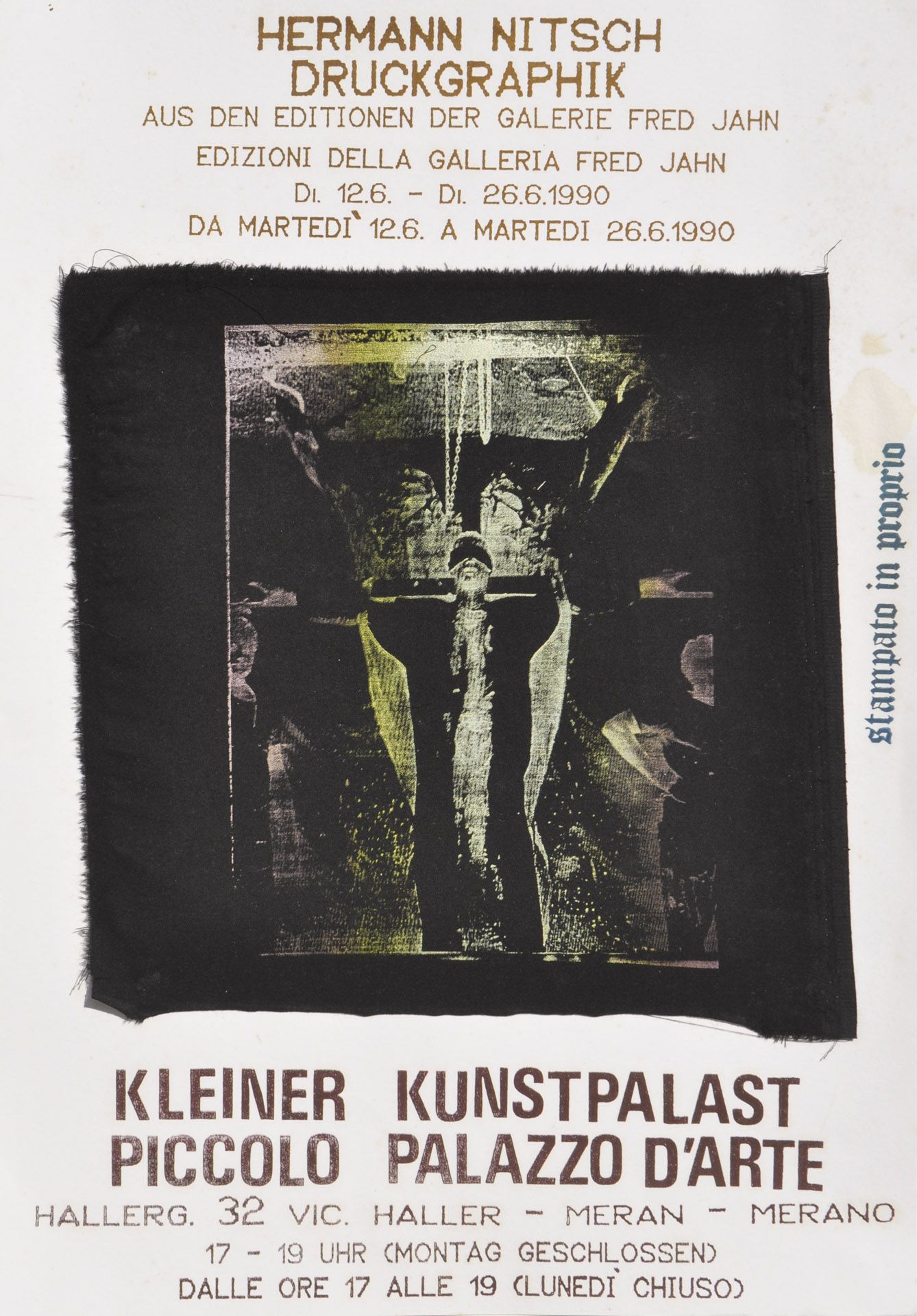 Hermann Nitsch - Plakat „Hermann Nitsch 1990