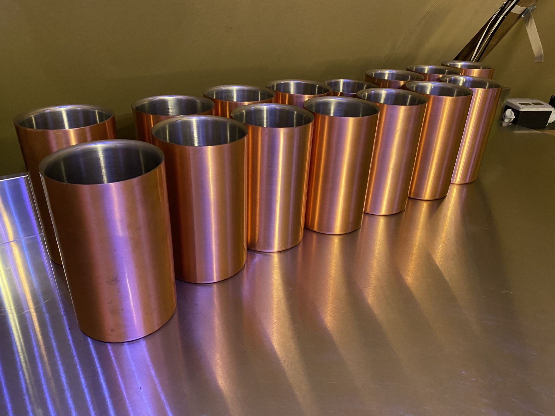 15 x Copper Wine Bottle Chiller