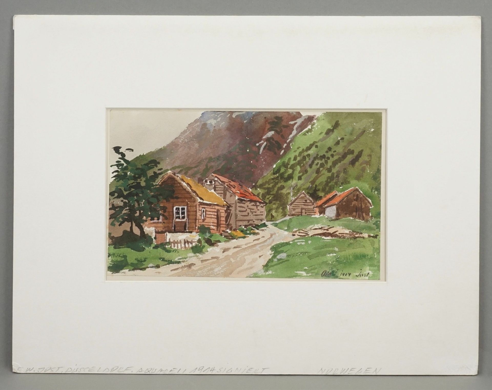 Walter Jost,  "Oie - Norangsfjord, Norwegen" - Bild 2 aus 4