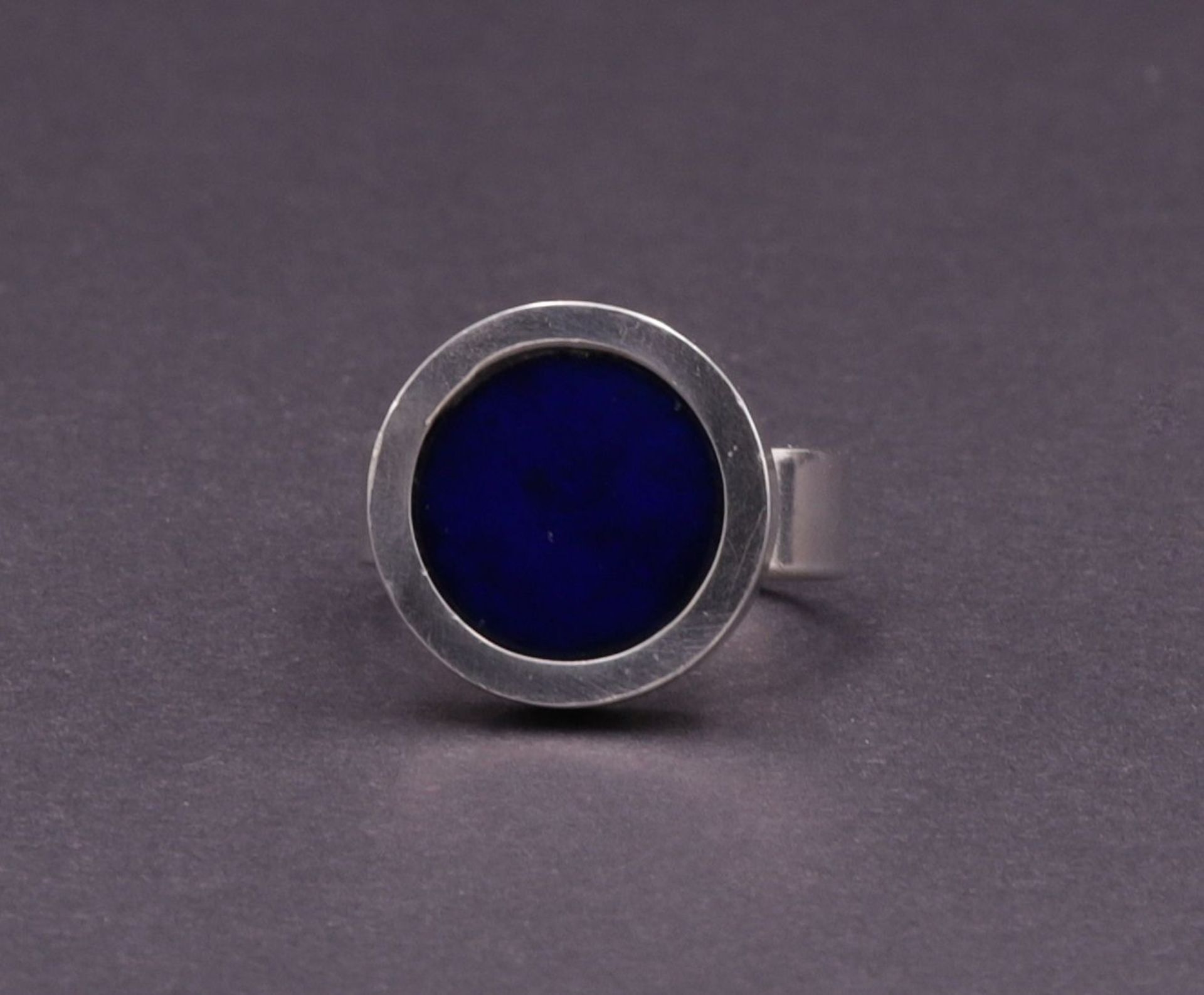 Halskette, Armband und Ring mit Lapislazuli - Bild 4 aus 6