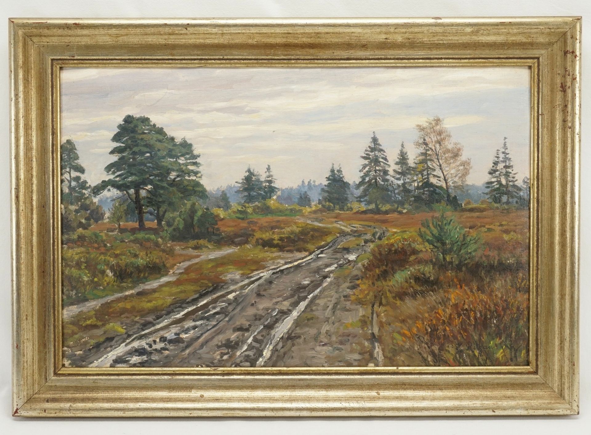 Hermann Ritzau,  "Landschaft bei Helmstedt" - Bild 2 aus 4