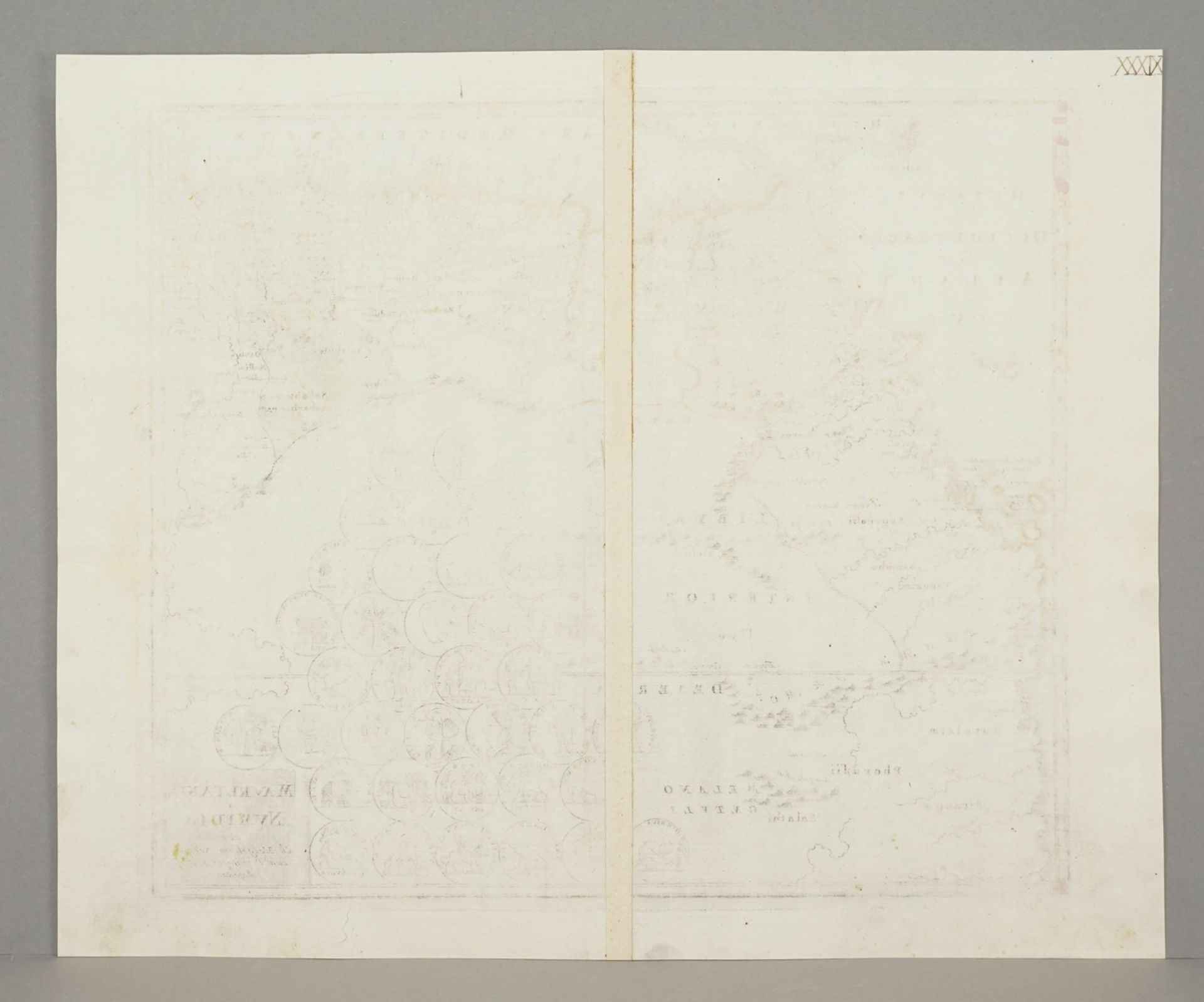 Johann Christoph Weigel, "Landkarte von Mauretanien und Numidien" - Image 3 of 3