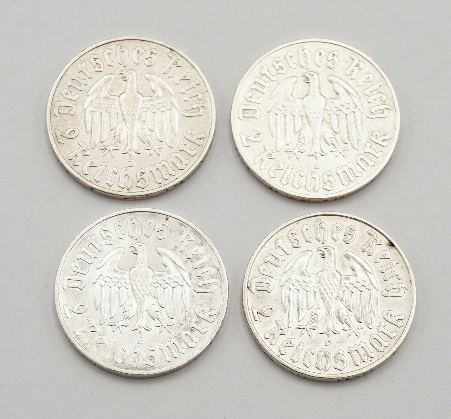 Vier Münzen Martin Luther - Bild 2 aus 2