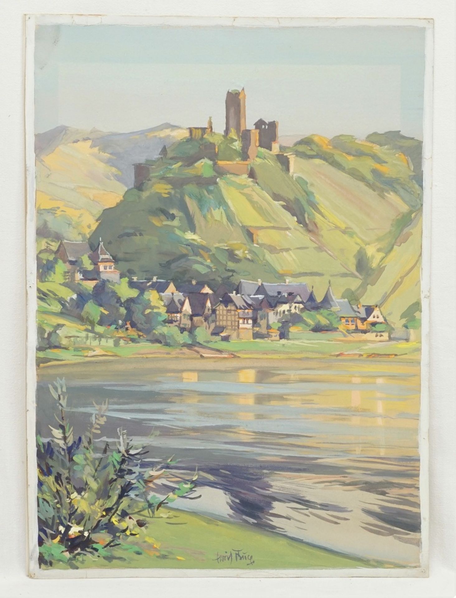 Erich Kux,  Burg Metternich /Beilstein a. d. Mosel - Bild 3 aus 5