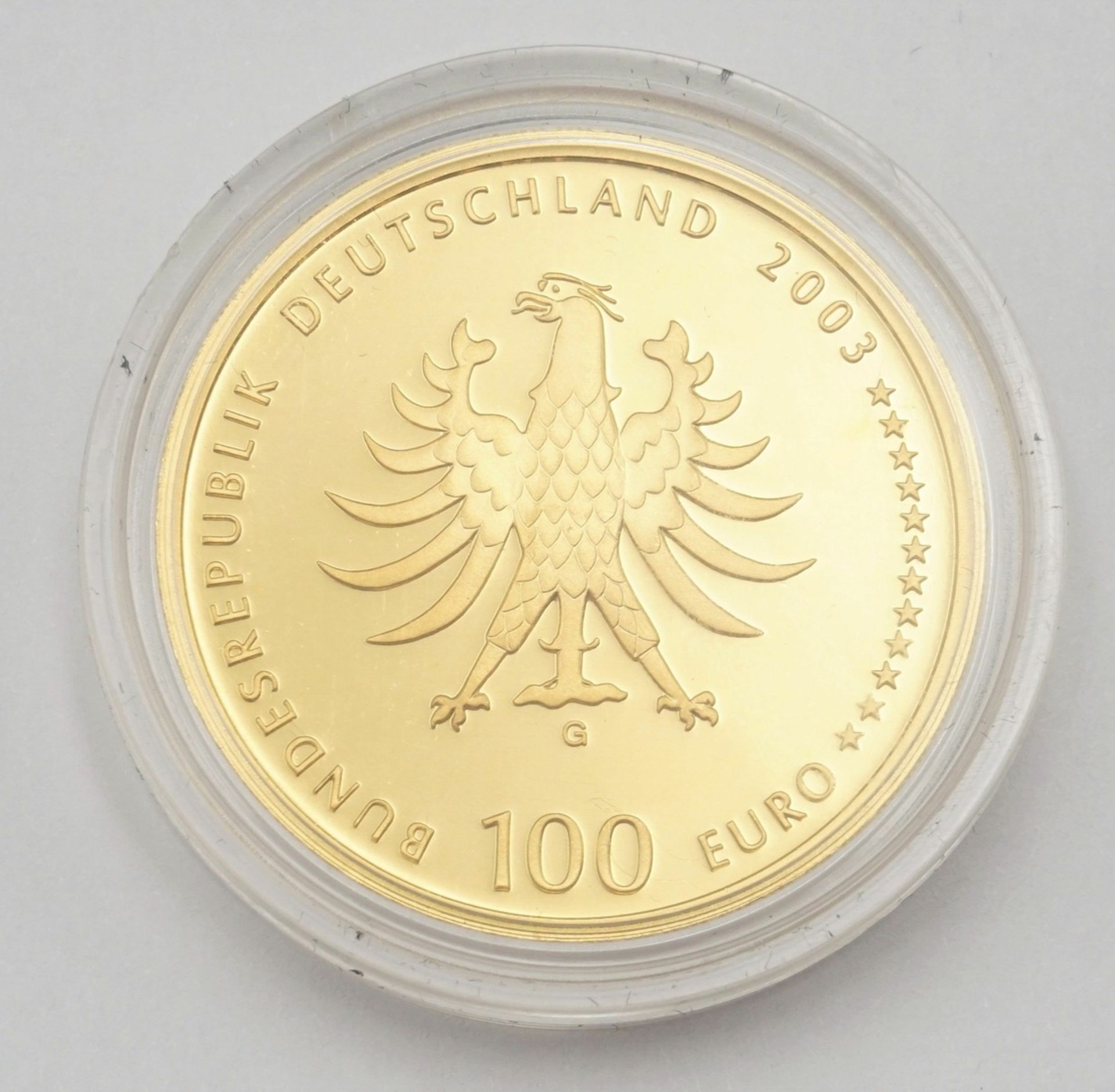 100 Euro-Goldmünze UNESCO-Weltkulturerbestadt Quedlinburg - Image 2 of 3
