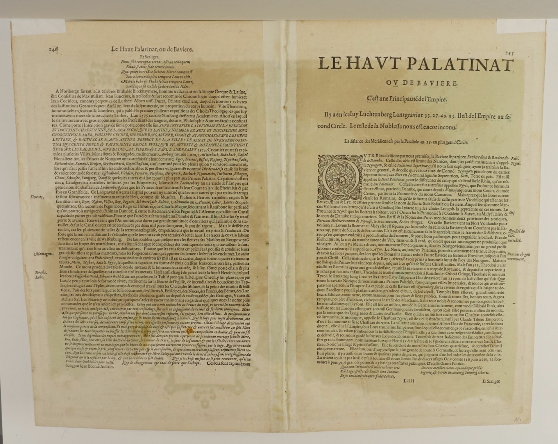 Gerhard Mercator, "Palatinatus Bavariae" (Karte der Oberpfalz) - Image 4 of 4