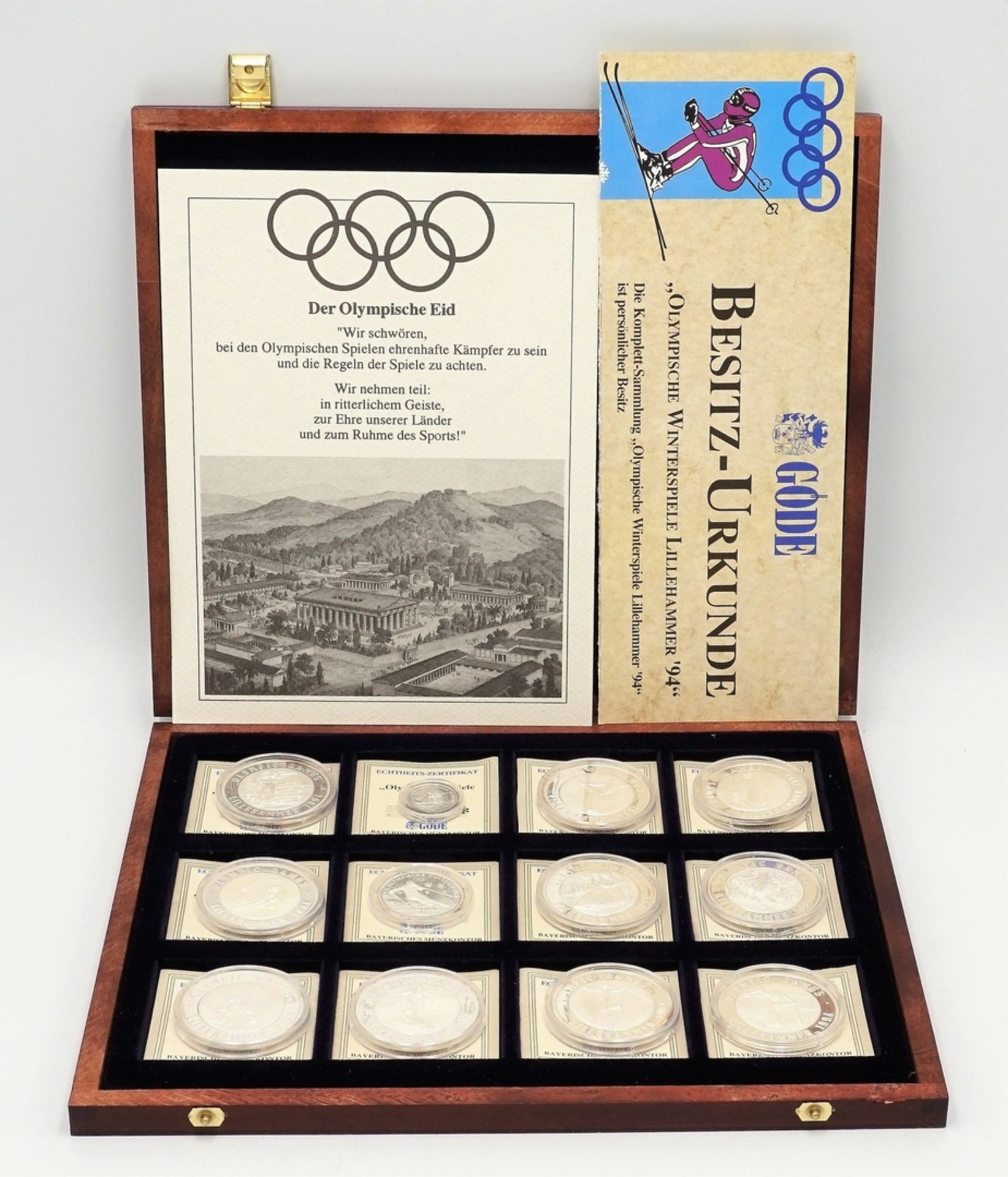 12 Medaillen Olympische Winterspiele Lillehammer 1994