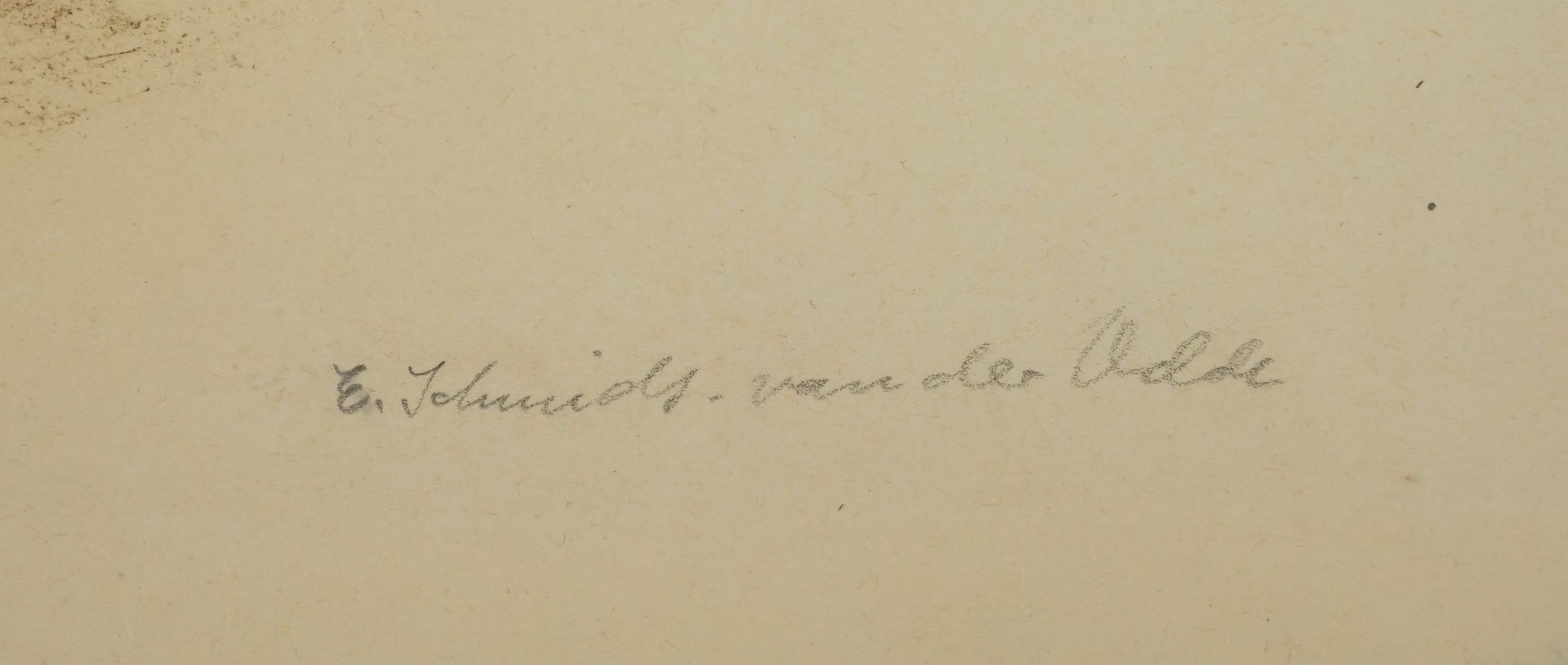 Else Schmidt van der Velde,  "Kniender weiblicher Akt mit hinter dem Kopf verschränkten Armen" - Bild 4 aus 4