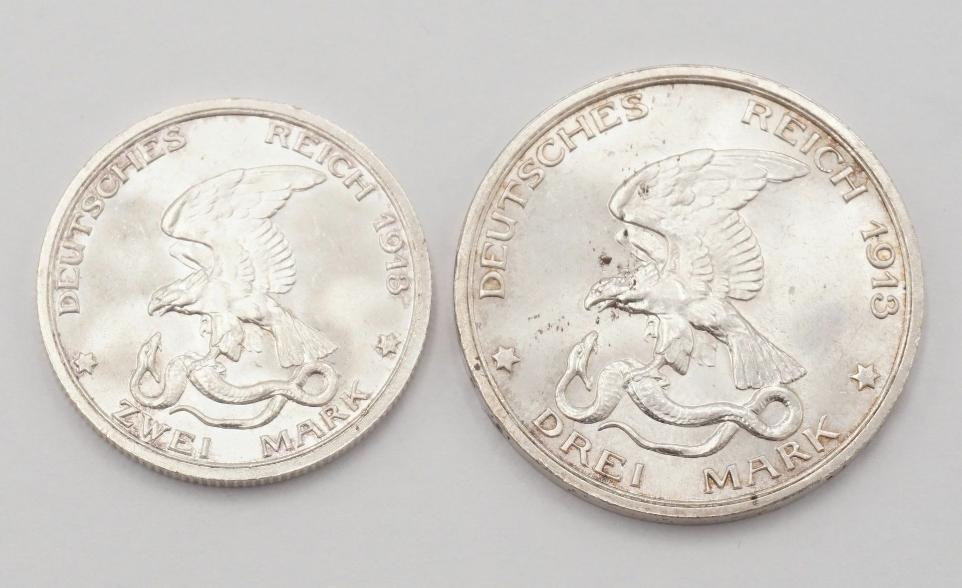 Zwei Münzen "100 Jahre Befreiungskriege" - Bild 2 aus 2