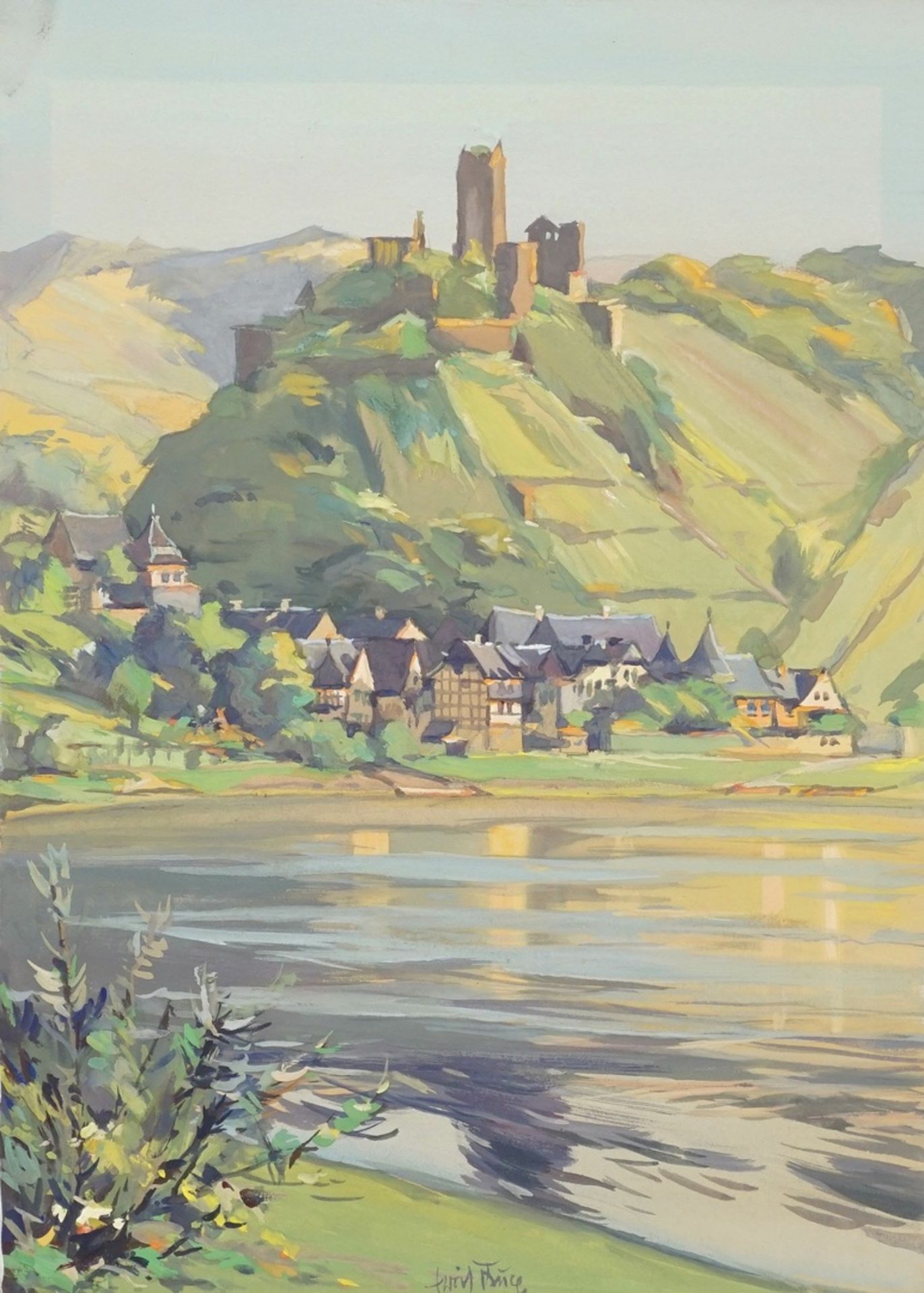 Erich Kux,  Burg Metternich /Beilstein a. d. Mosel