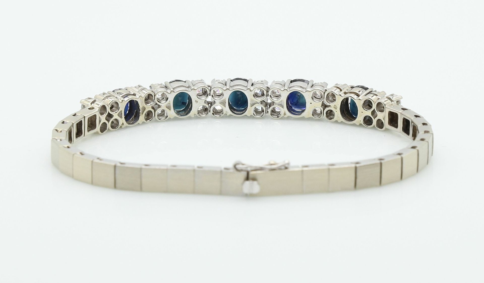 Armband mit Saphiren und Brillanten - Bild 3 aus 4