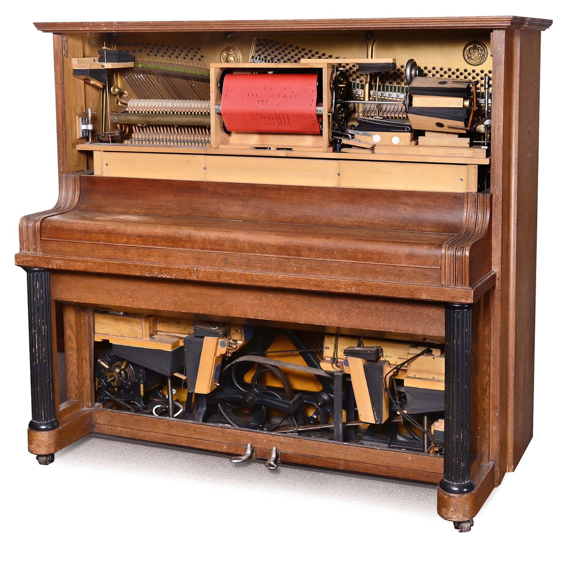 Reproduktionsklavier Welte Feurich, um 1919Welte & Söhne, Freiburg i.Br. Nr. 29379, System T-100 ( - Image 2 of 3