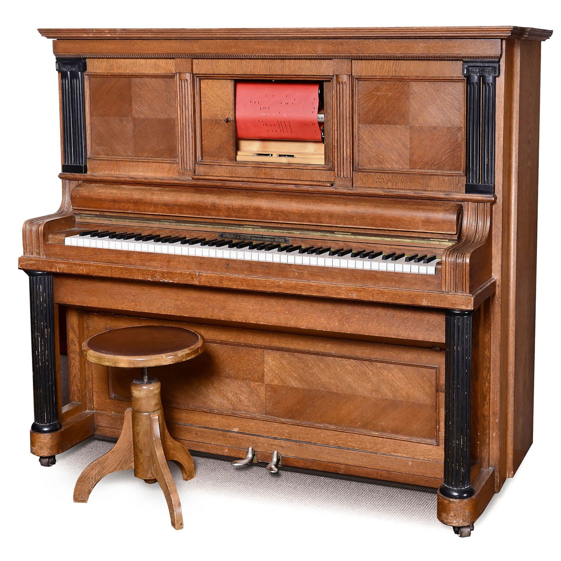 Reproduktionsklavier Welte Feurich, um 1919Welte & Söhne, Freiburg i.Br. Nr. 29379, System T-100 (