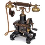 Britisches Skelett-Telephon von Ericsson, um 1916The British L.M. Ericsson Mfg. Co., Beeston-